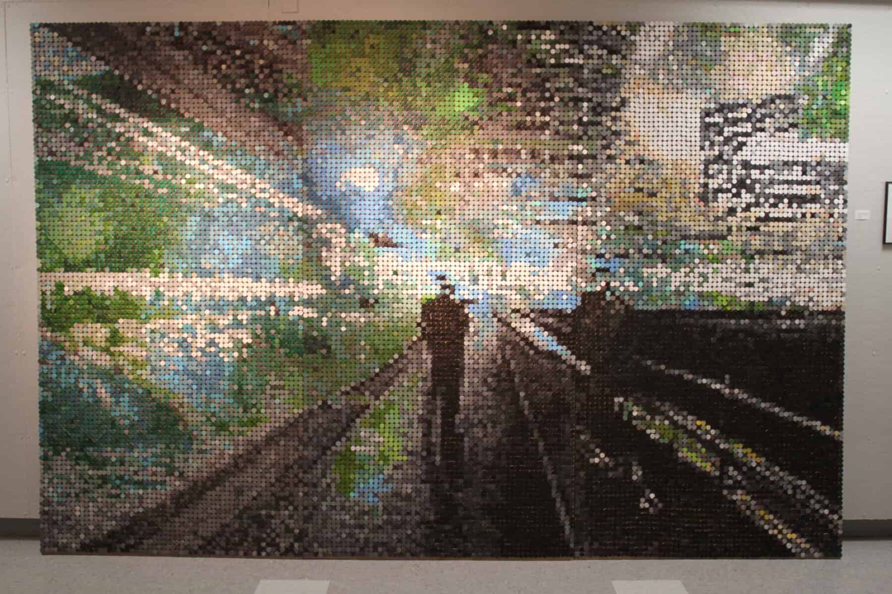 Photo Courtesy | Greg BianchiniGreg Bianchini, 23, senior studio art major displayed his work in Earl Hall last week as part of the Senior Art Exhibit. 