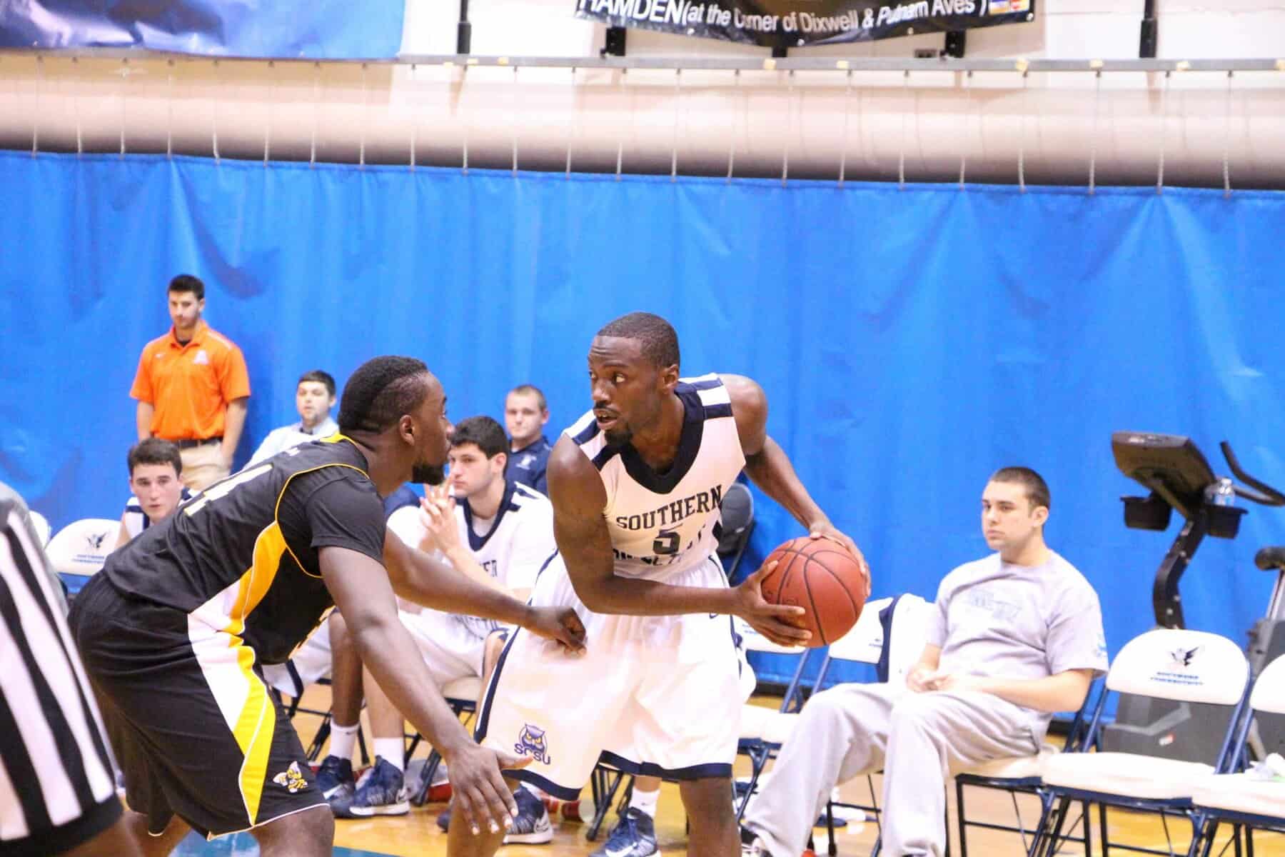 Photo Courtesy | Mark TiborTrevon Hamlet leads his team in scoring (16.9 per game) and blocks (18).