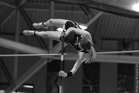 photo courtesy | southernctowls.comSophomore Michelle Grenci finished in first place in the pole vault.