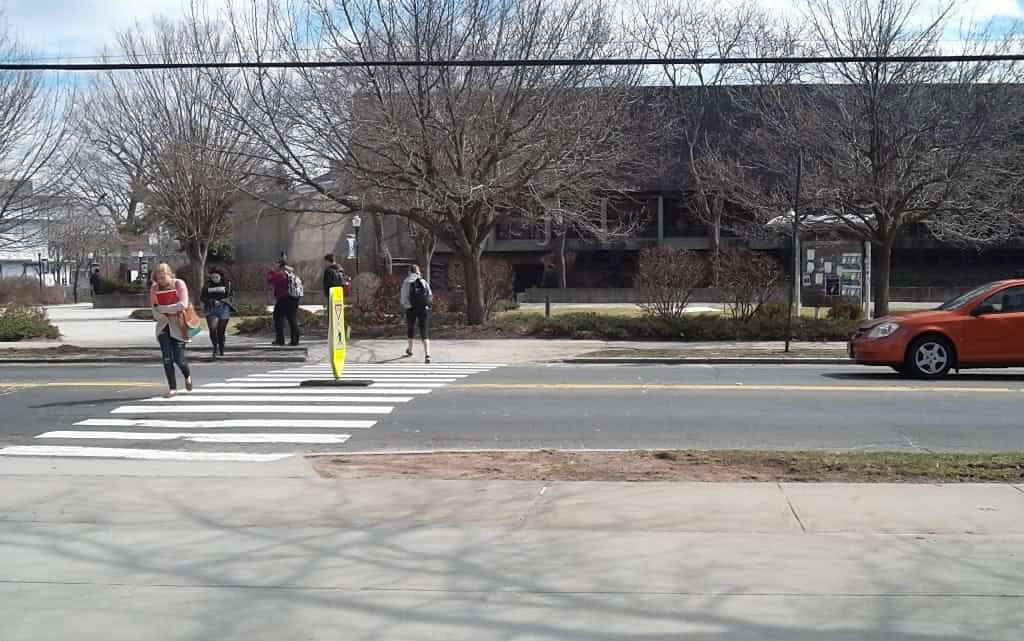 Robin Glynn | General Assignment Reporter Farnham Avenue has been reported to be one of the largest problem areas with accidents on campus.