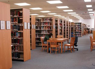 Buley Library renovations are underway.