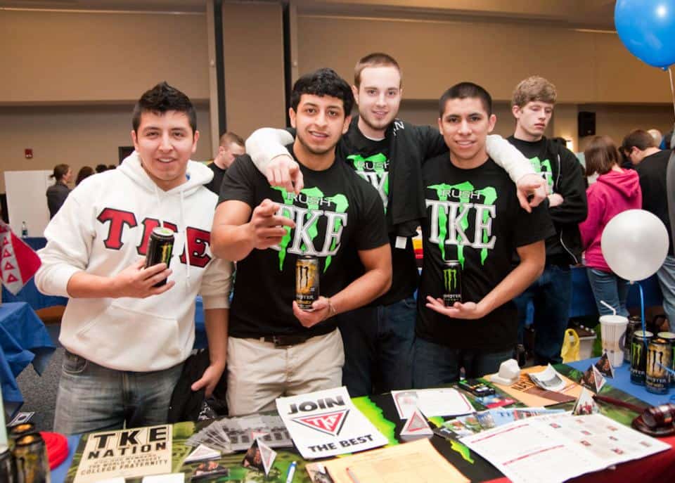 Tau Kappa Epsilon fraternity at the club fair last year.