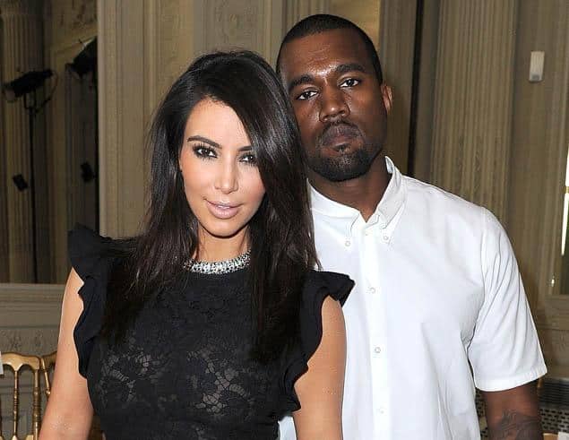 Kim Kardashian and Kanye West 