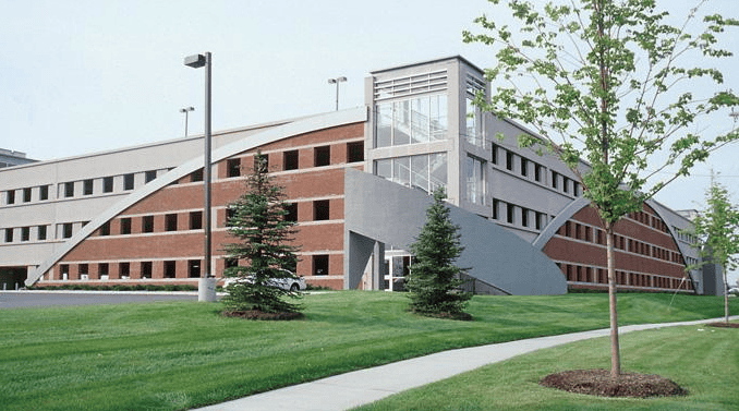 The new parking garage on Wintergreen.