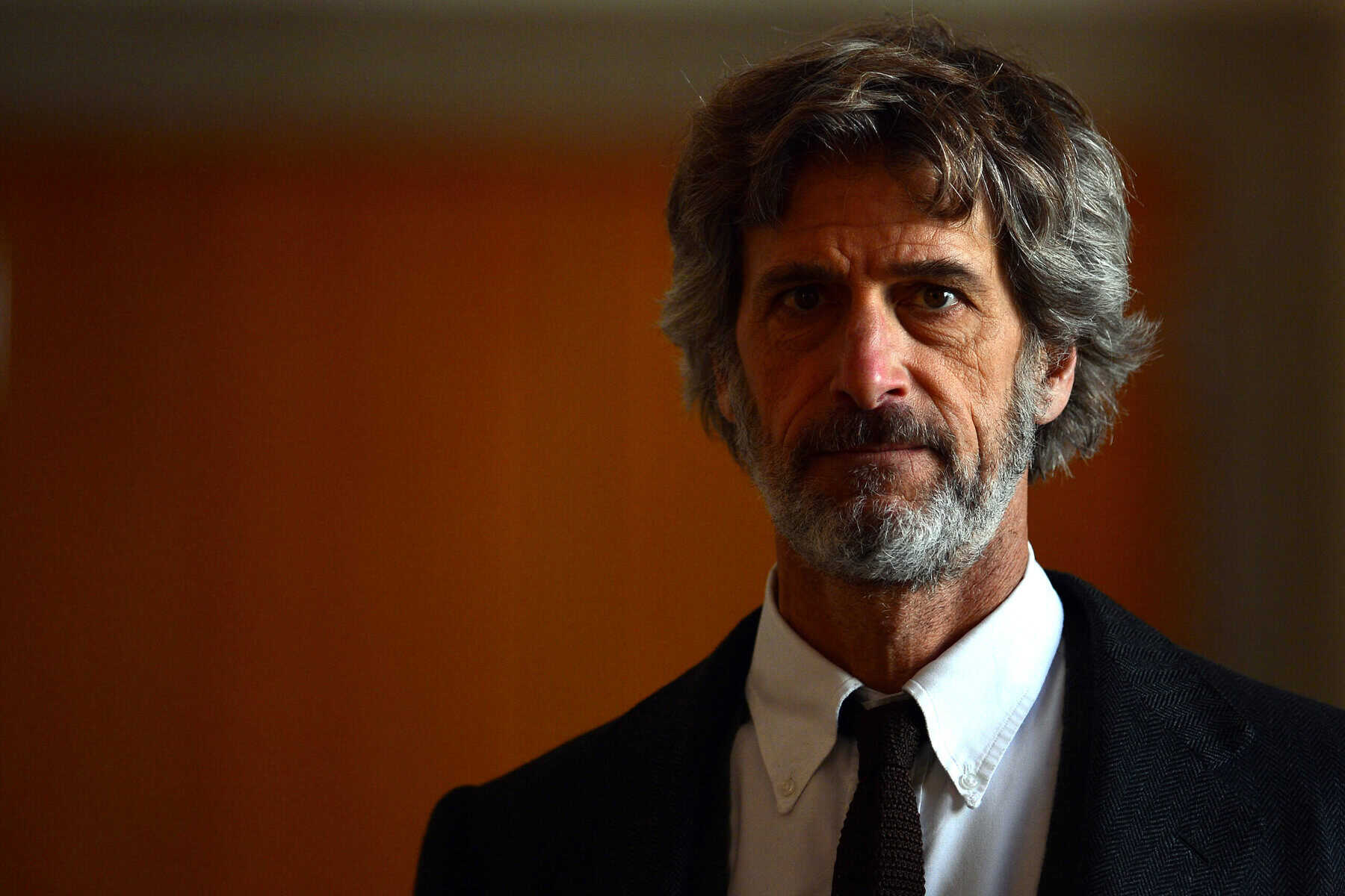 The head of the Italian food group Barilla, Guido Barilla, poses during a press conference at the foreign press club on December 11, 2012 in Rome.