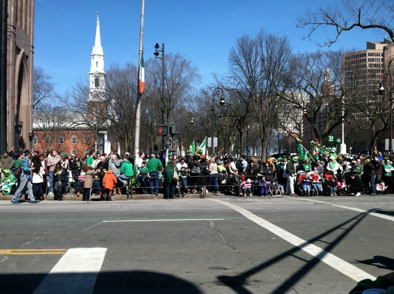 The streets of New Haven at last year's celebration.