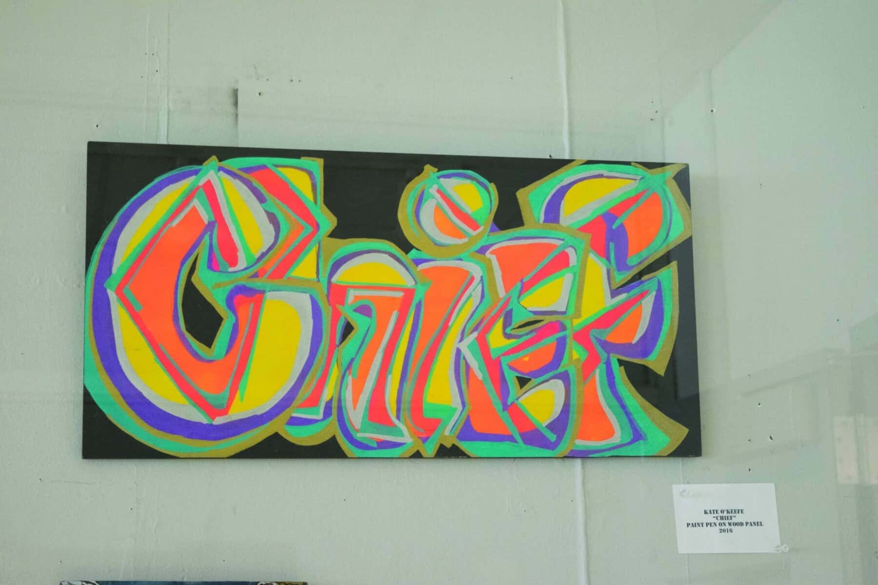 Artwork by Kate O'Keefe. Photo Credit, Dylan Haviland.