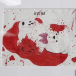 One of the pieces displayed in the exhibit. Photos by Valentina Toro