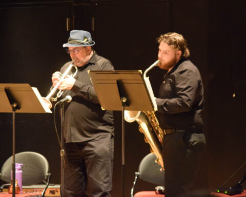 Members of Jazz Standards Ensemble perform on Nov. 19. Photos by Lily Rand