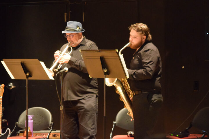 Members of Jazz Standards Ensemble perform on Nov. 19. Photos by Lily Rand