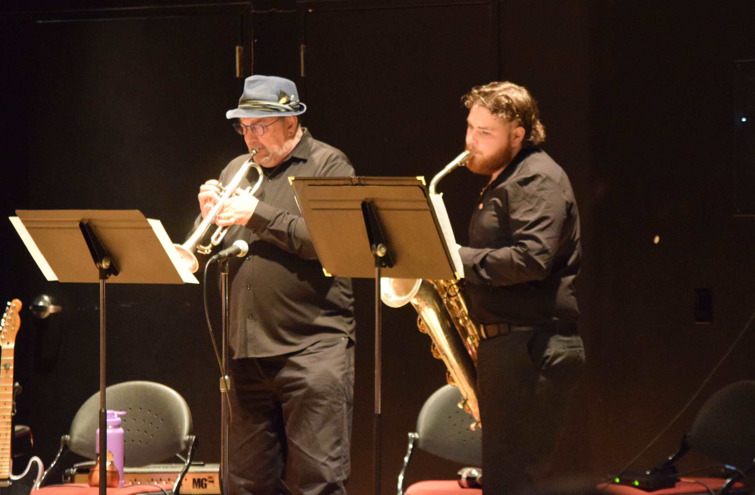 Members of Jazz Standards Ensemble perform on Nov. 19. Photos by Lily Rand
